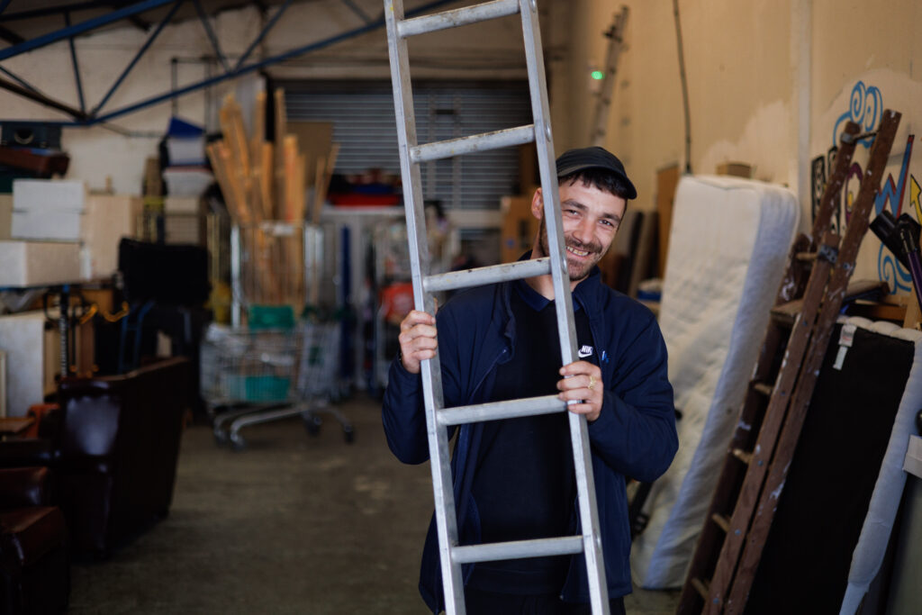 NewStarts Man with Ladder